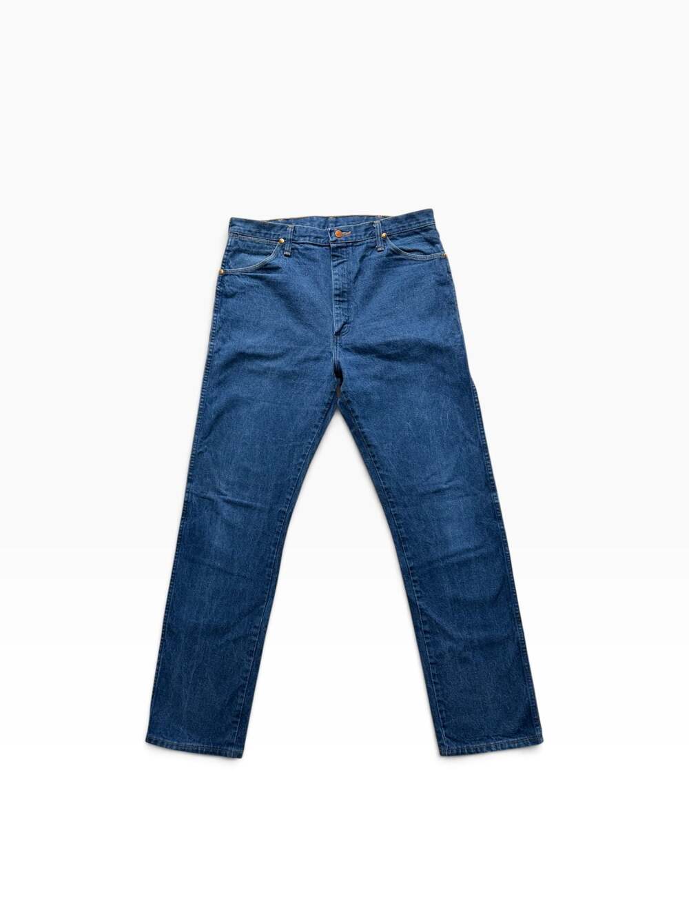 Wrangler 13MWZ Cowboy Cut Original Fit Dark Wash Jeans Men's 37x30
